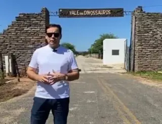 Ramonilson Alves lamenta descaso do Governo da Paraíba com o Vale dos Dinossauros, em Sousa