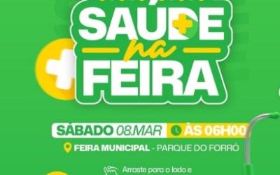 PREFEITURA DE SANTA LUZIA PROMOVE AÇÃO SAÚDE NA FEIRA NESTE SÁBADO