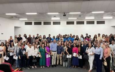 Prefeito Camaf Douglas e secretária de educação Diana Moreira participam de evento sobre prestação de contas na educação